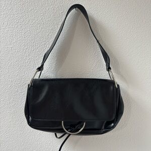Urban Outfitters Black Leather Shoulder Bag
